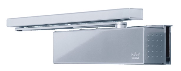 Ferme-porte TS 92 CONTUR sans bras finition argent DORMA 42020101