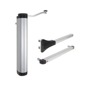 Ferme portillon hydraulique VERTICLOSE 2 pour charnières à 90° et 180° argent LOCINOX P00009354-SILV