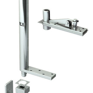 Ferme-portillon invisible simple action tube 40 85 kg gauche MANTION 25312GT
