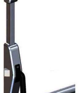 Fermeture anti-panique 3 points noire coupe-feu 950 mm JPM 89D300-02-2A