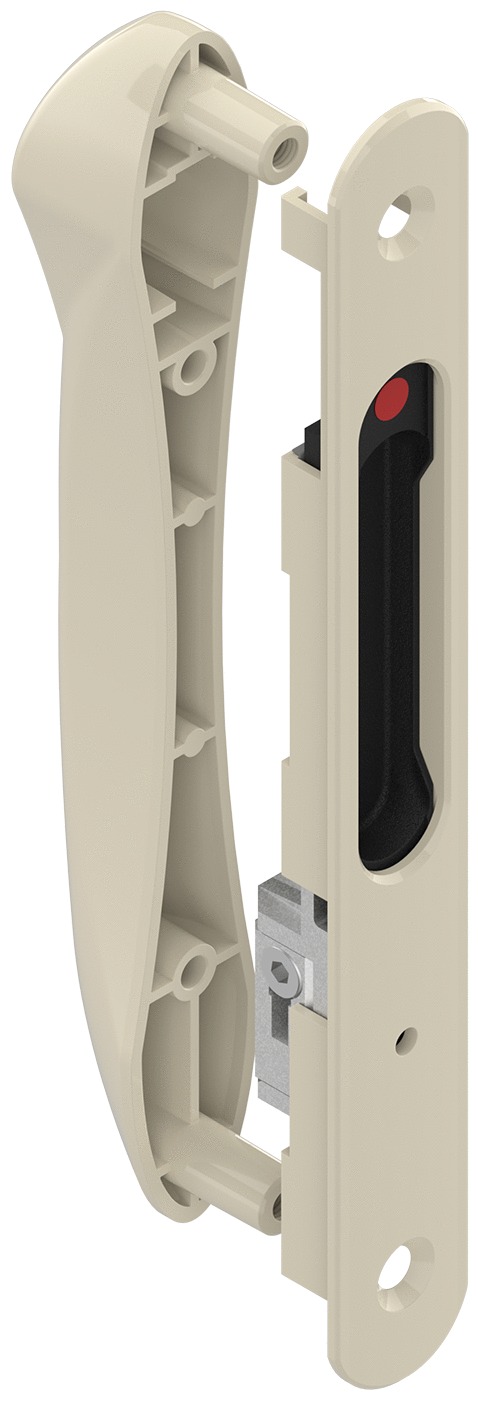 Fermeture double à clé laqué brun RAL1247 LA CROISEE DS DS6796-097