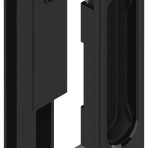Fermeture encastrée double silène noir RAL9005 LA CROISEE DS DS6795-013