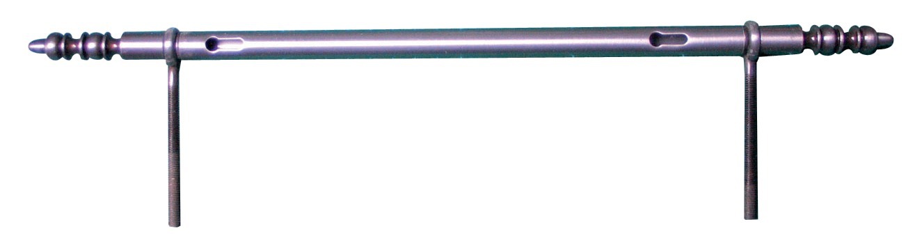 Fiche à lacets N°174 fer patiné argent 904 mm BROS 174A904C8