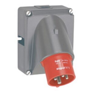 Fiche inclinée HYPRA 3P+T 16 A 400 V plastique LEGRAND 052173