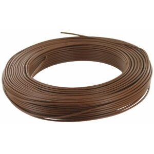 Fil rigide HO7 V-U 1,5 mm² marron FILS & CÂBLES 000805 (AAA)