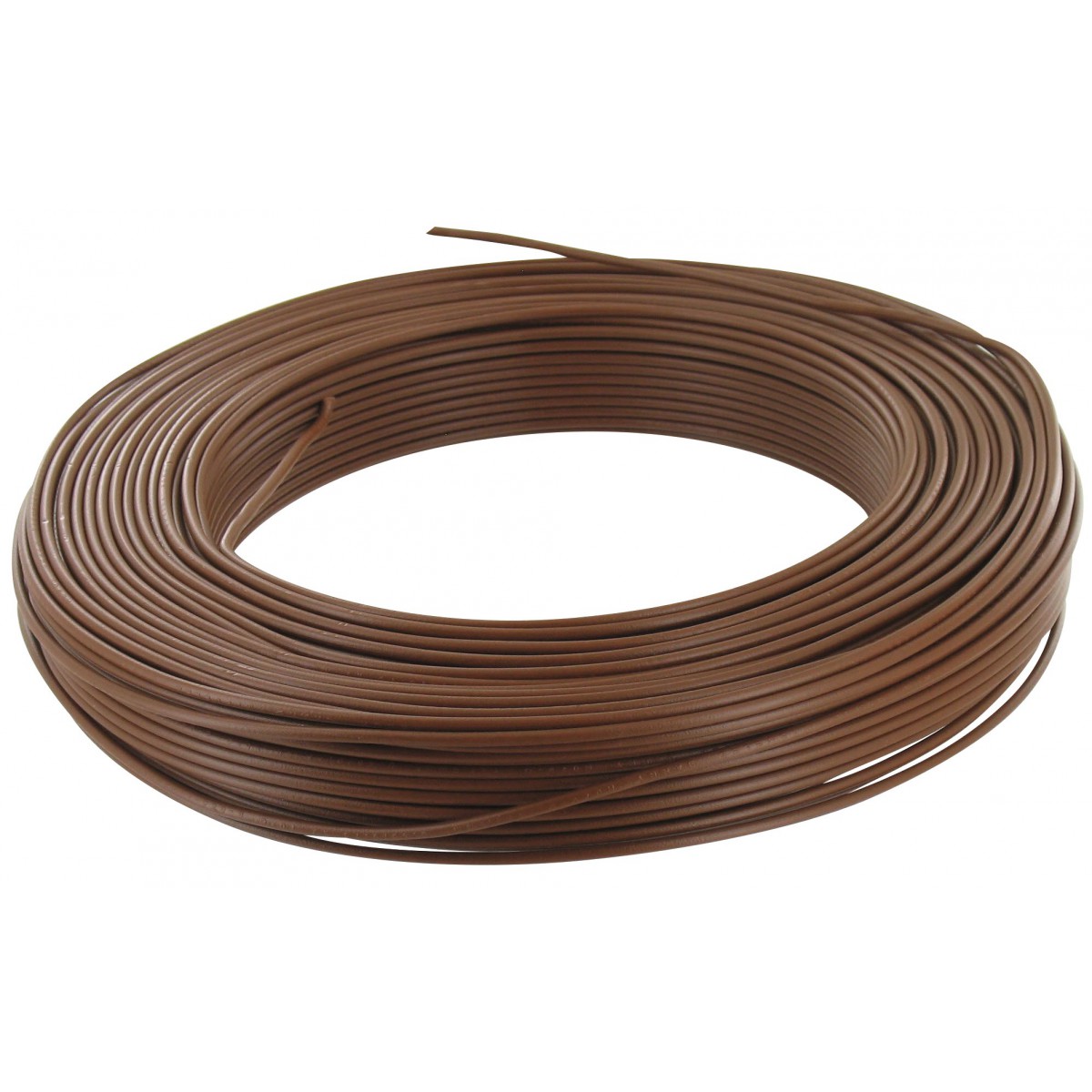 Fil rigide HO7 V-U 1,5 mm² marron FILS & CÂBLES 000805 (AAA)