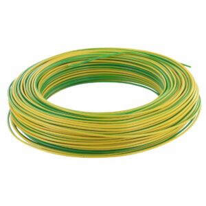 Fil rigide HO7 V-U 2,5 mm² vert/jaune FILS & CÂBLES 001005 (ACA)