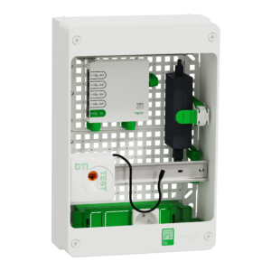 Coffret de communication SCHNEIDER R9H13402VDIXS Grade 3TV - 6RJ45 avec switch POE Resi9 Connect