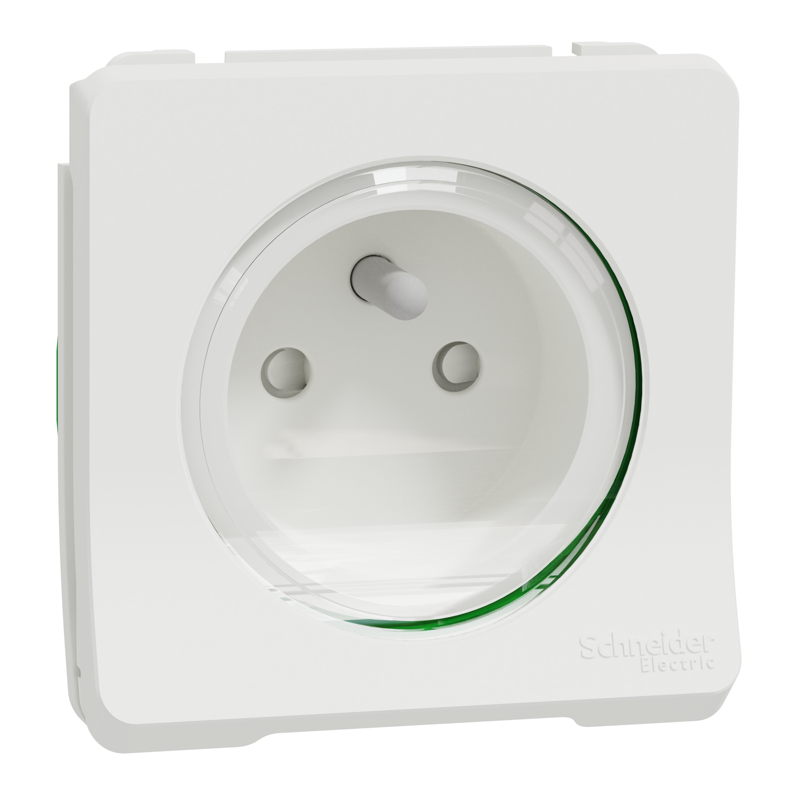 Prise terre étanche composable SCHNEIDER MUR39133 Mureva 1 poste blanc