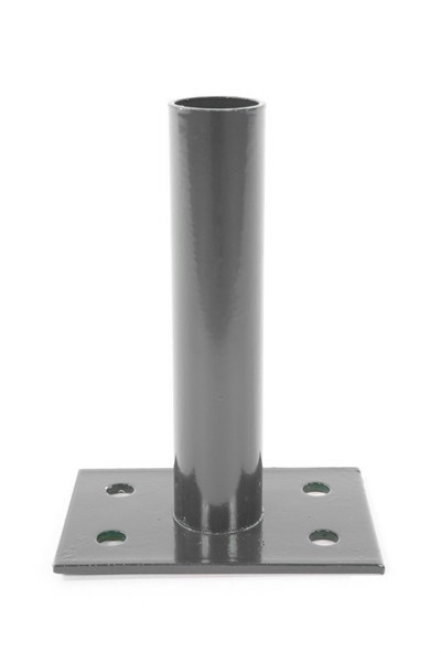 Platine pour Poteau rond GRIS ø 45mm