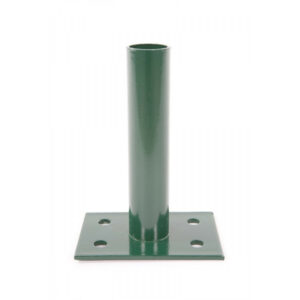 Platine pour Poteau rond VERT ø 45mm