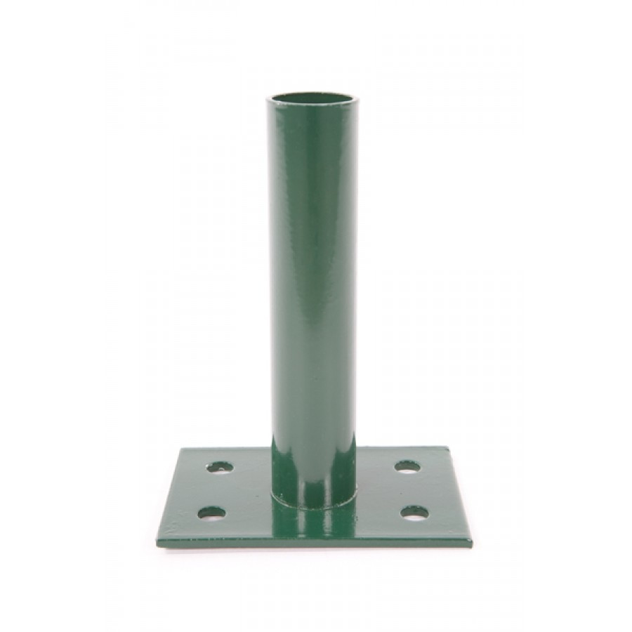 Platine pour Poteau rond VERT ø 45mm