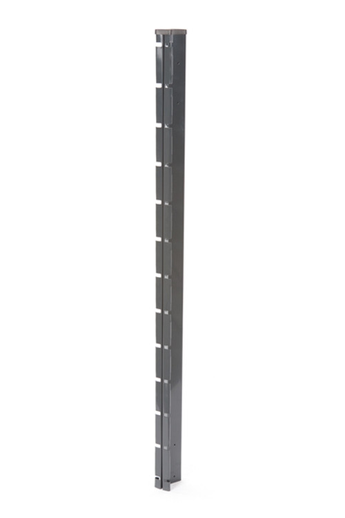 Poteau à encoches GRIS - H. 1,27 m