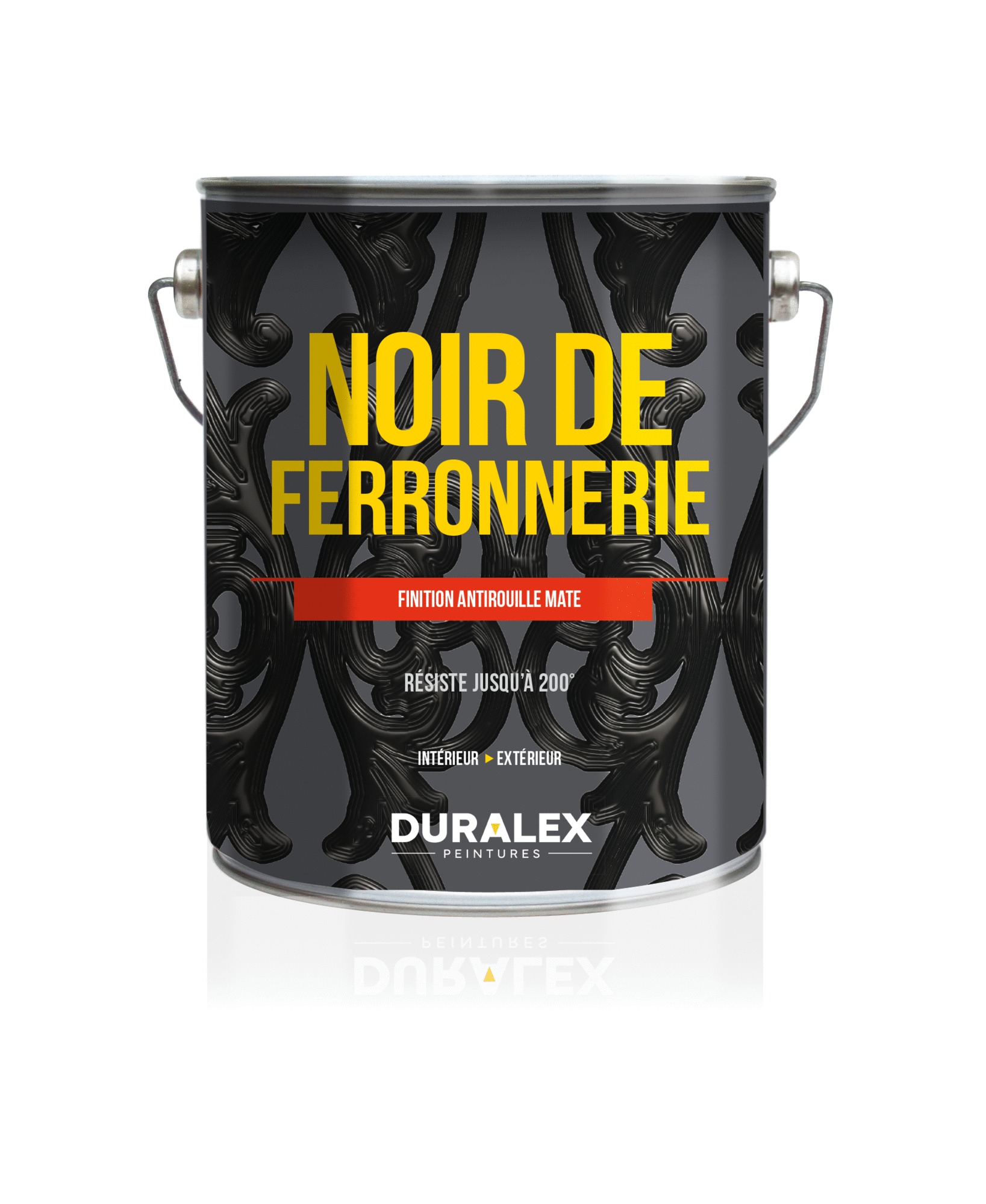 Finition antirouille mate Noir de Ferronnerie 1 L DURALEX 108100603