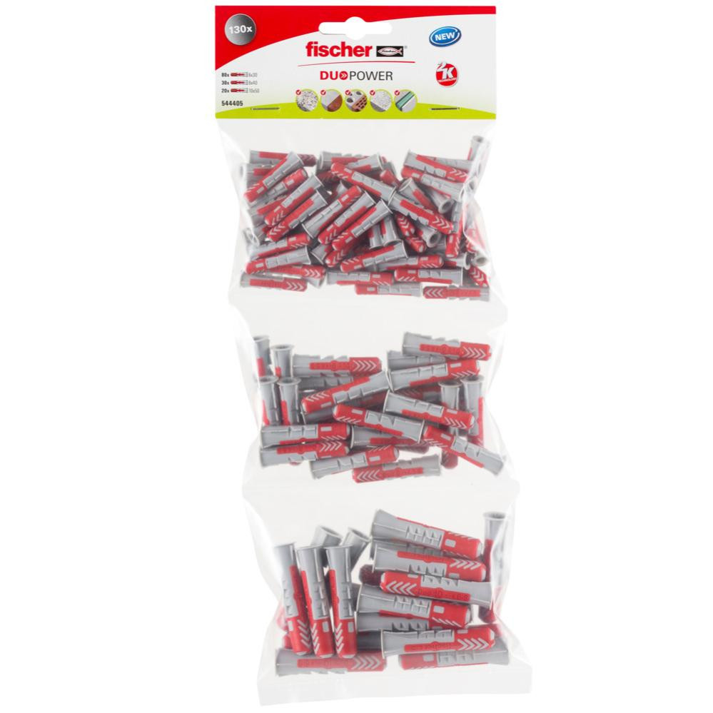 Assortiment chevilles 3 en 1 duopower 544405 FISCHER