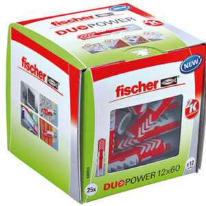 Boîte de 25 Chevilles DUOPOWER 12x60 DIY