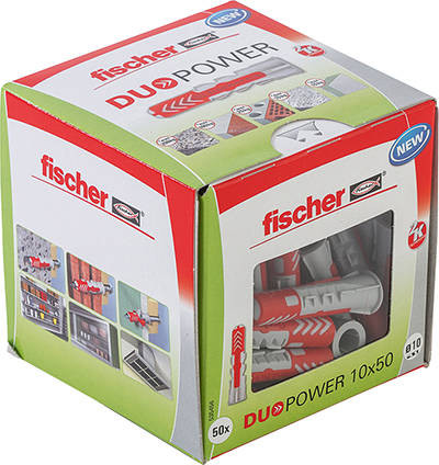 Boîte de 50 Chevilles DUOPOWER 10x50 DIY
