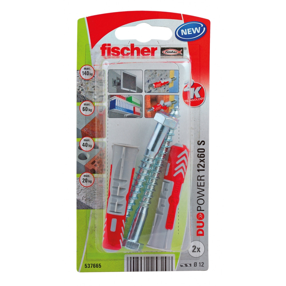 Cheville FISCHER, Diam.12 mm x L.60 mm