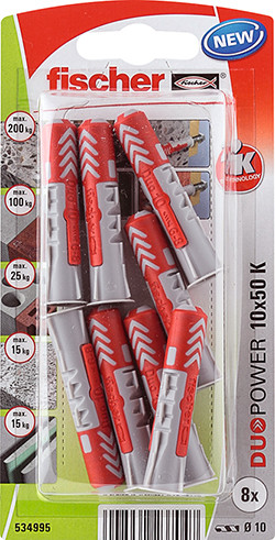 chevilles FISCHER, Diam.10 x L.50 mm