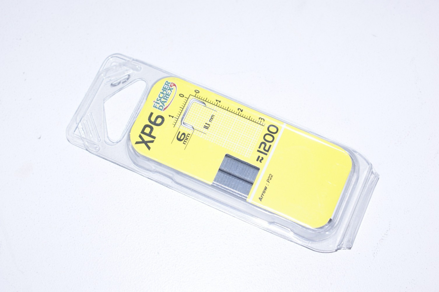 Lot de 1200 agrafes FISCHER DAREX Xp6