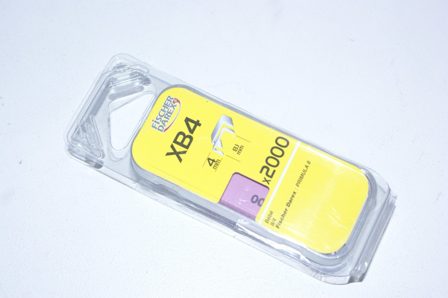 Lot de 2000 agrafes FISCHER DAREX Xb4