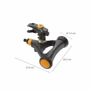 Arroseur canon métal avec roues