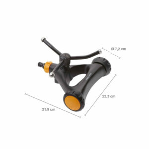 Arroseur rotatif métal sur roues