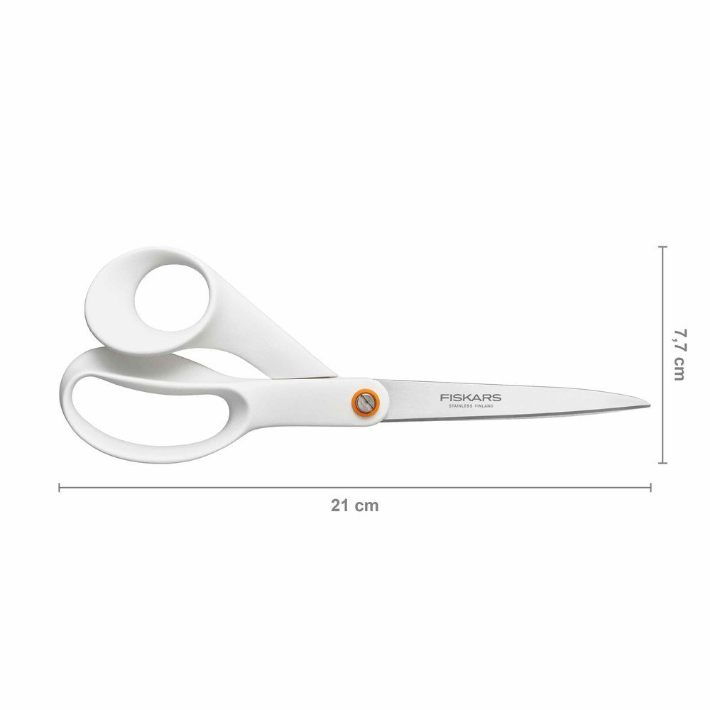 Ciseaux White Functional Form Universels, droitiers 21cm