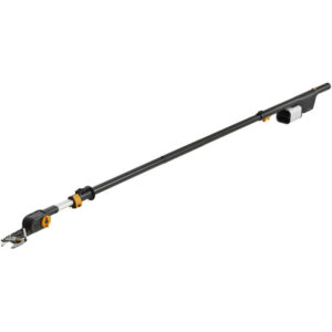 Coupe-branche télescopique (outil seul), à batteries amovibles 12V-4 Ah - portée 6m, diam. de coupe 32mm, tête réglable 230°