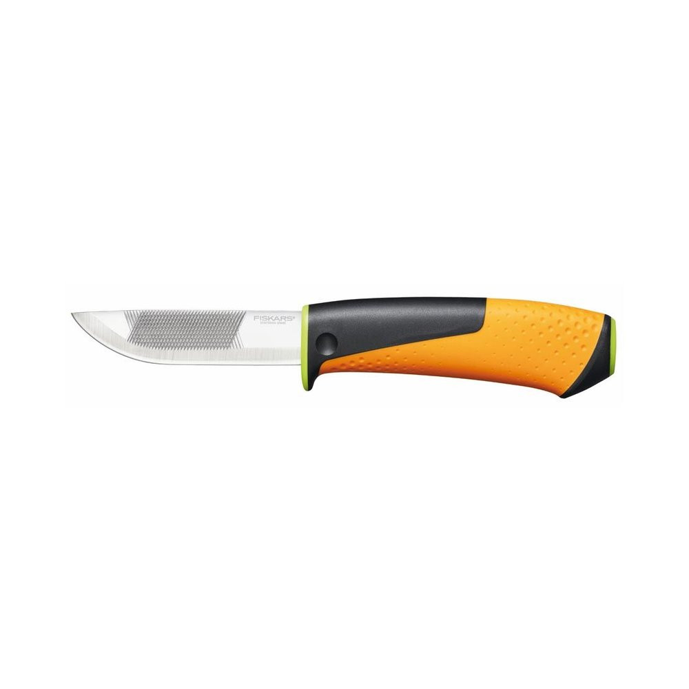 Couteau travaux difficiles Fourreau -aiguiseur intégré - surface de frappe