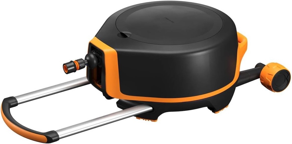 Dévidoir - XL kit complet avec tuyau 20 m - chariot d’arrosage mobile avec accessoires