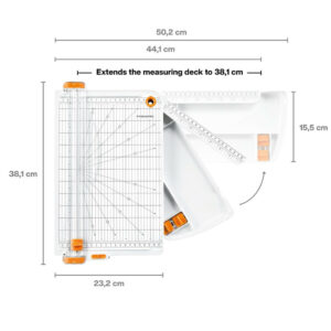 Massicot - SureCut TripleTrack 30,5 cm A4-A3 - coupe papier précise bureau et loisirs créatifs