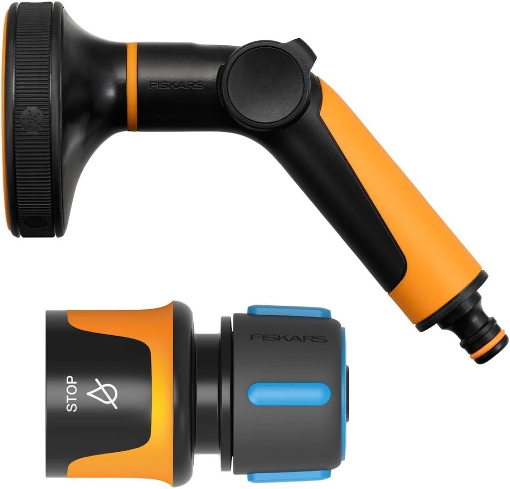 Pistolet d'arrosage - Multi 5 fonctions avec raccord STOP - set de pulvérisation universel