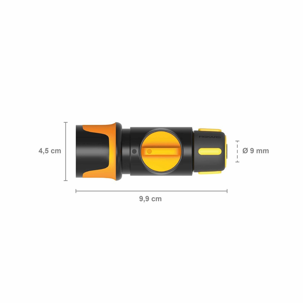 Raccord de tuyau ON/OFF 9 mm
