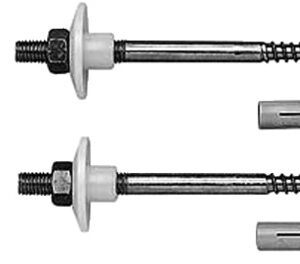 Fixations D12x180 pour cuvette WC et bidet suspendu DURAVIT 65000000