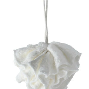 Fleur de douche coton blanc