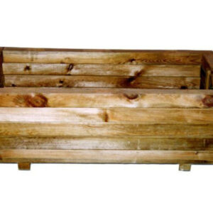 Bac A Fleur Pin Rustica 80X40Xh27Cm