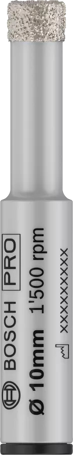 Foret diamant PRO Ceramic à sec 10 x 33 x 13 mm BOSCH 2608599056