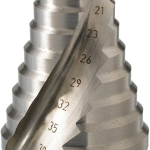 Foret étagé à double tranchant 4 à 12 mm queue cylindrique SAM OUTILLAGE FEL-1