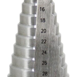 Foret étagé HSS à goujure droite de 4 à 30 mm HANGER 153101