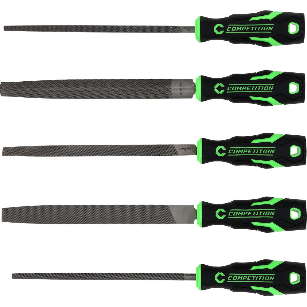 Jeu de limes COMPETITION, 5 pcs - KS Tools - 512.0405 COMPETITION