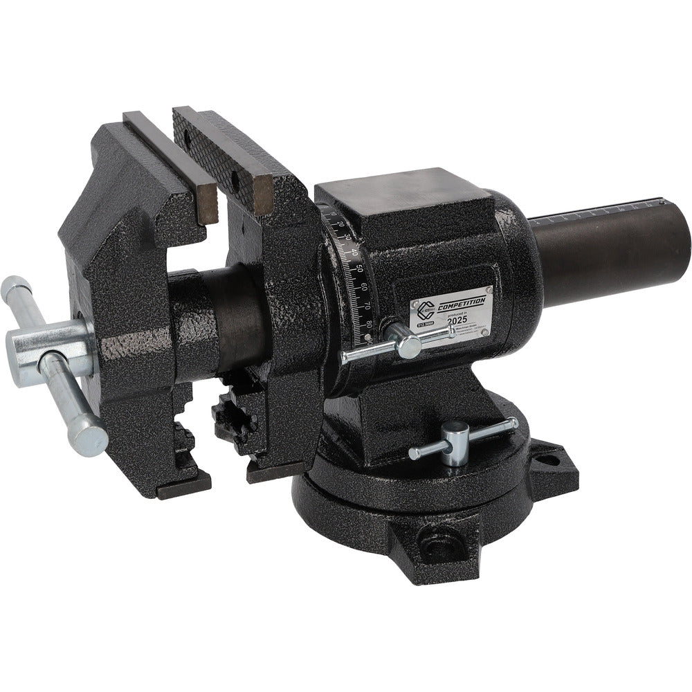 Étau multifonction COMPETITION 2-en-1, 5", pivotant sur 360° - KS Tools - 512.5060 COMPETITION