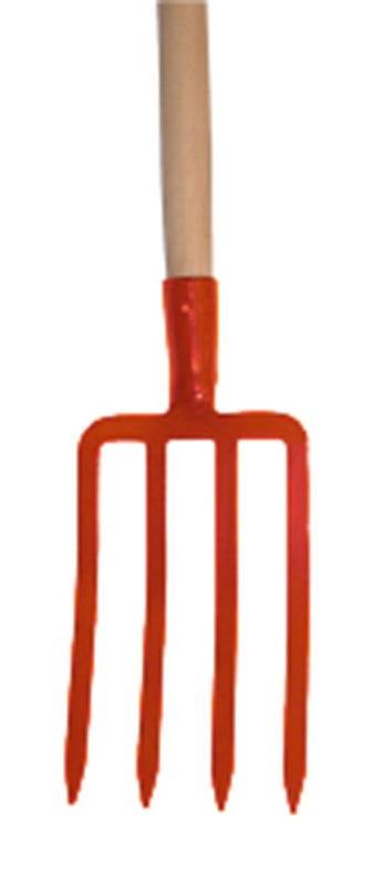 Fourche à bêcher 4 dents émmanchée bois pomme 36 x 1000 mm MERMIER 985142