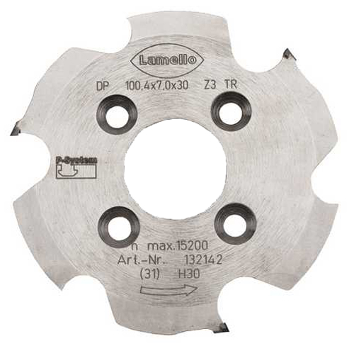 Fraise à rainurer P-System CNC DP (diamant) 100,4 x 7 x 30 mm LAMELLO 132142