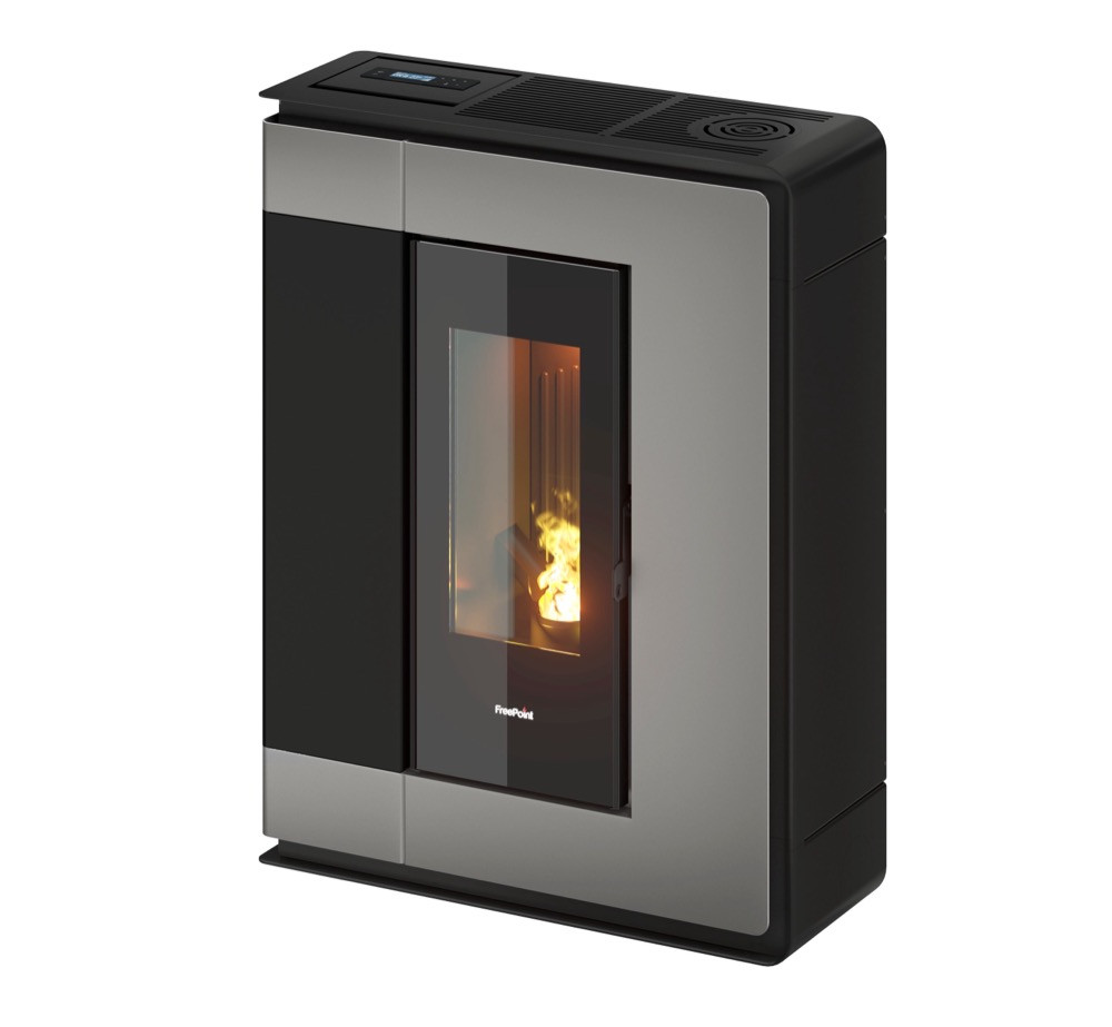 Poêle à granulés étanche Arco 9 Titanium - 9 kW