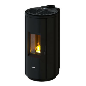 Poêle à granulés étanche Chrome 5 noir - 5 kW