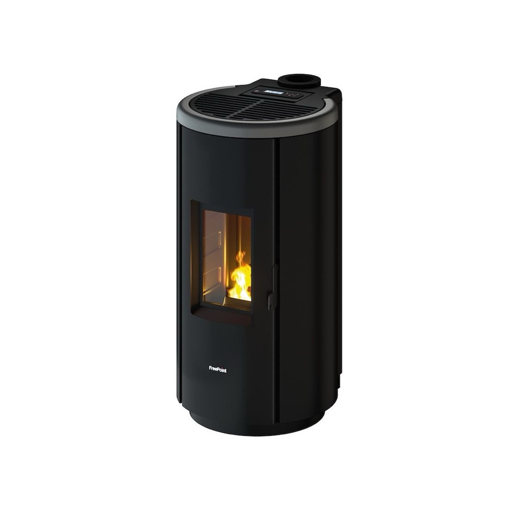 Poêle à granulés étanche Chrome 5 Titanium - 5 kW