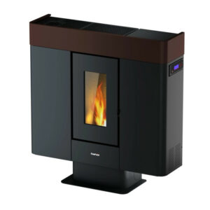 Poêle à granulés étanche Moon 10 Moka - 10 kW