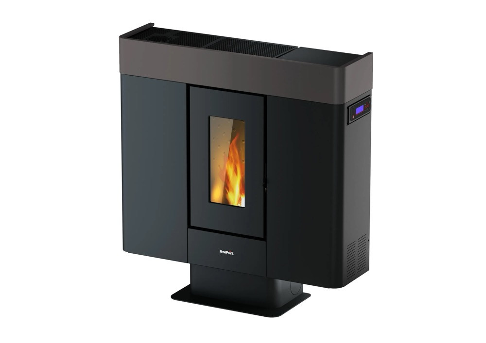 Poêle à granulés étanche Moon 10 Titanium - 10 kW