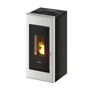 Poêle à granulés étanche One 7 Blanc - 7 kW